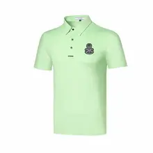 Новая мужская метка с черепом Lona Golf, футболки для тренировок, быстросохнущие футболки с круглым вырезом для гольфа, спортивные футболки с коротким S-XXXL