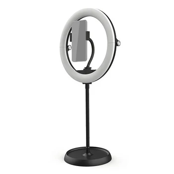 

Portable 10 Inches LED Ring Light Foldable Design Circle Light Adjustable Color Temperature High Brightness for Cellphone Live