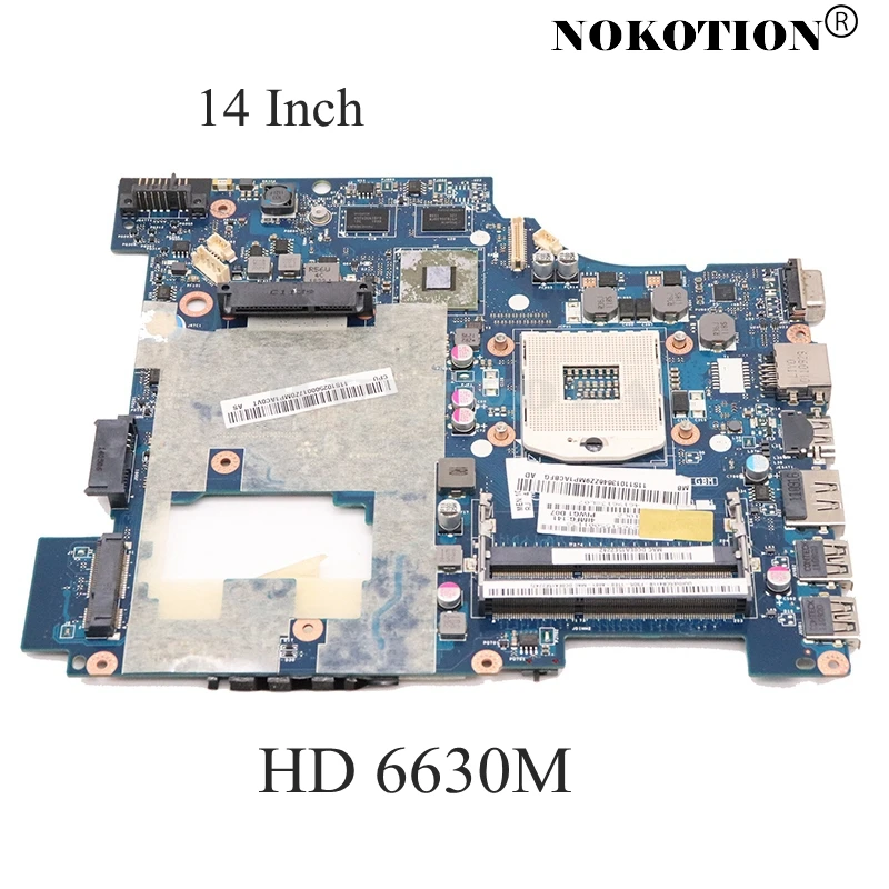 NOKOTION PIWG1 LA-6751P 11S10250000 для Lenovo IdeaPad G470 14-дюймовая Материнская плата ноутбука HM65 DDR3