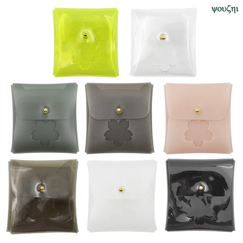 

PVC Purse for Changes Debris Storage Bag Portable Small Headphones Storage Bag of Data Cable