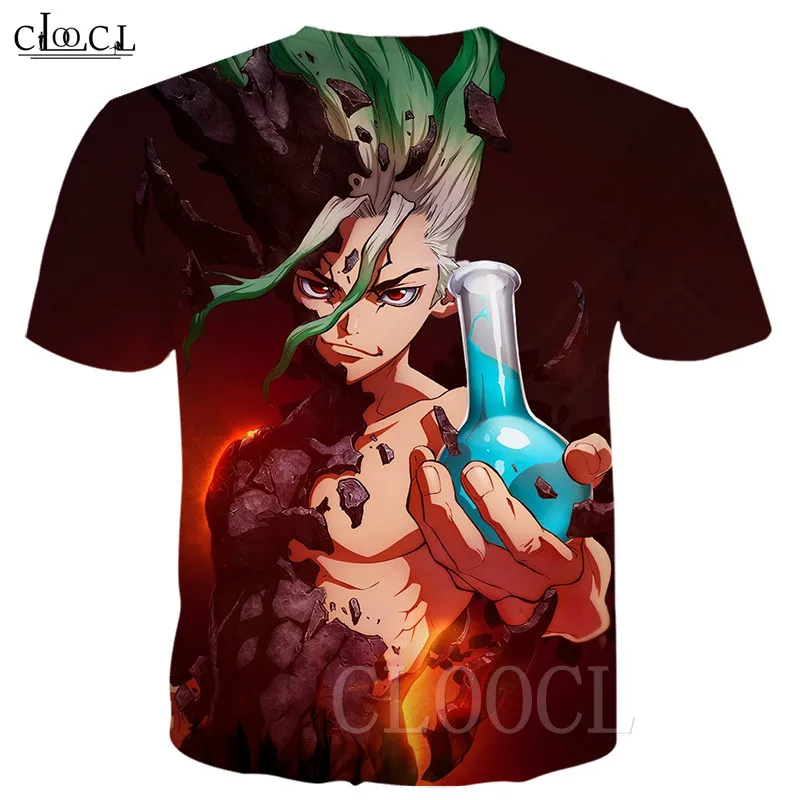 Смешные футболки с рисунком Dr.Stone толстовка унисекс 3D принтом повседневная