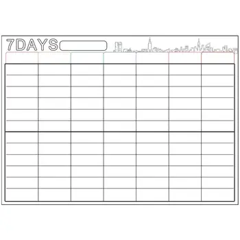 

A3 Erasable Monthly Borad Weekly Schedule Magnetic Calendar Refrigerator Message Borad Magnetic Message Board Reminding Borad