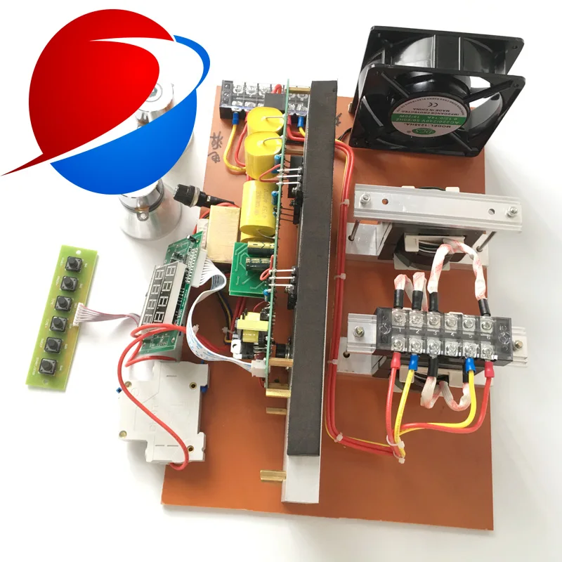 US $380.00 Timer And Power Adjustment 28khz Or 40khz 2700W Digital Ultrasonic Transducer Generator PCB For Cleaning Tank