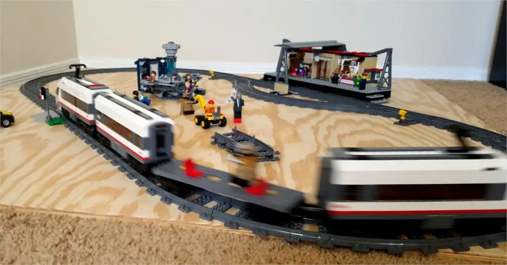 LP 02010 Technic наборы Высокоскоростной Пассажирский поезд дистанционное управление Грузовики Набор строительных блоков Кирпичи LPings игрушки Клон 60051