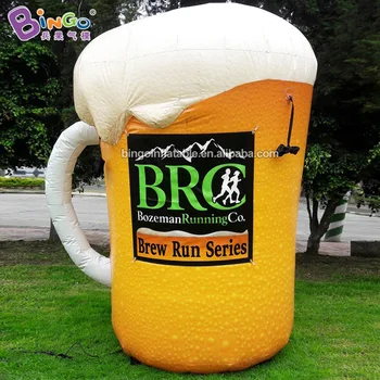 

6m High Inflatable Lager Beer Mug with foam Model Inflatable Outdoor Decor for Bayern/Munich Beer Garden