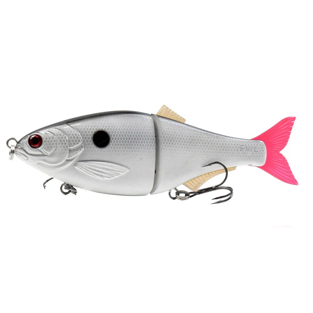 CCLTBA 8 7 дюймов Glider приманки для басов искусственные Shad Swimbait Соединенные
