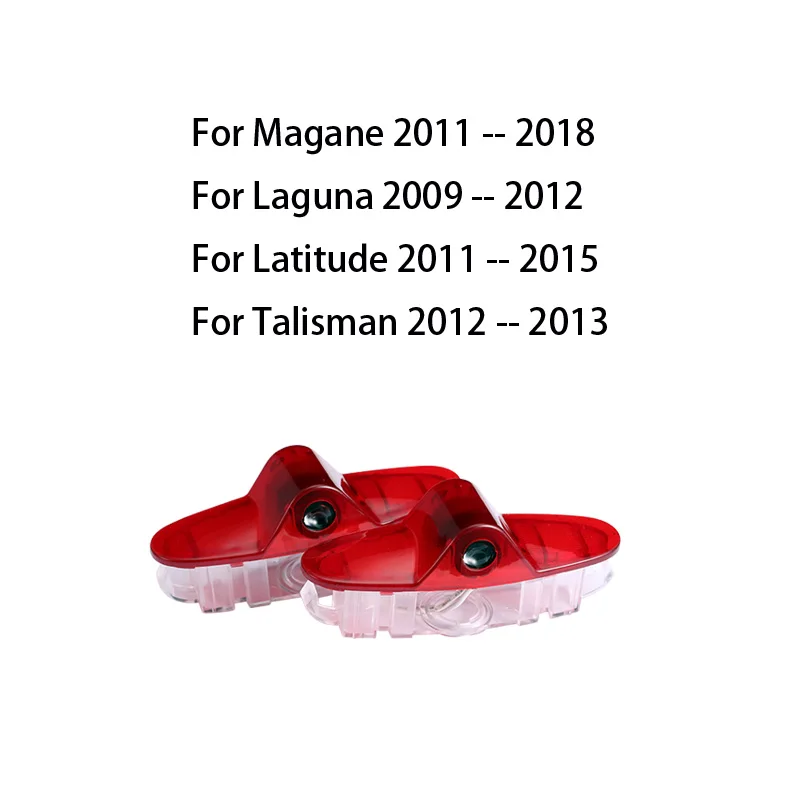 2 шт./лот светодиодный Автомобильный Дверной лазерный проектор для Renault Magane Laguna