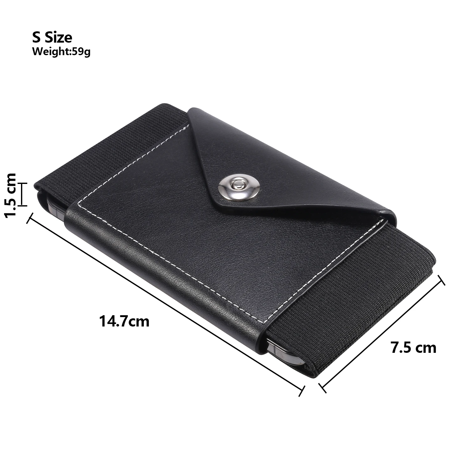 FULAIKATE Ultra dünne Elastische Taille Gürtel Tasche männer Handy Fall Pouch Lauf Sport Outdoor Holster mit Karte Tasche hülse – Detail 1