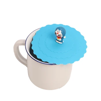 

Silicone Leakproof Cup Lids Heat Resistant Reusable Sealed Cover Kitchen Accessories Tea Cup Seal Cap Cup Lids