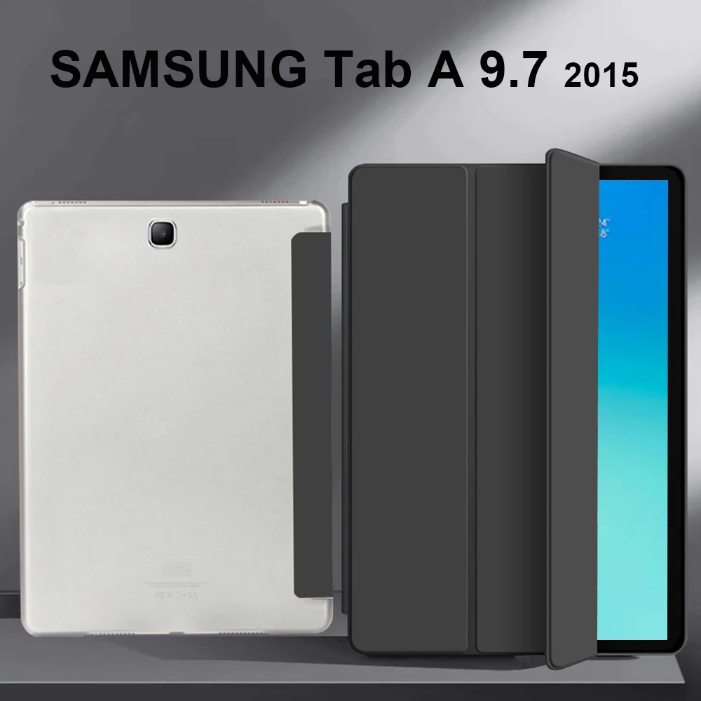 Tablet Case For Samsung Galaxy Tab A 9.7 2015 SM-T555 T550 P550 P555 PU leather Flip Stand Auto Sleep Awake