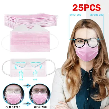 

25PCS Masks Anti-fog Masks Desechable Face Masks 3-ply Desechable Face Mask Moisture-proof Soft And Comfortable Extremely Soft#K