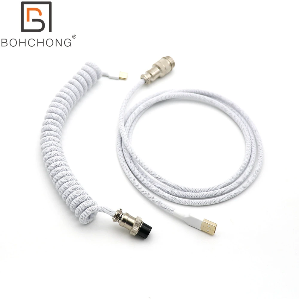 PINK CABLE GX16 Silver Keyboard cable