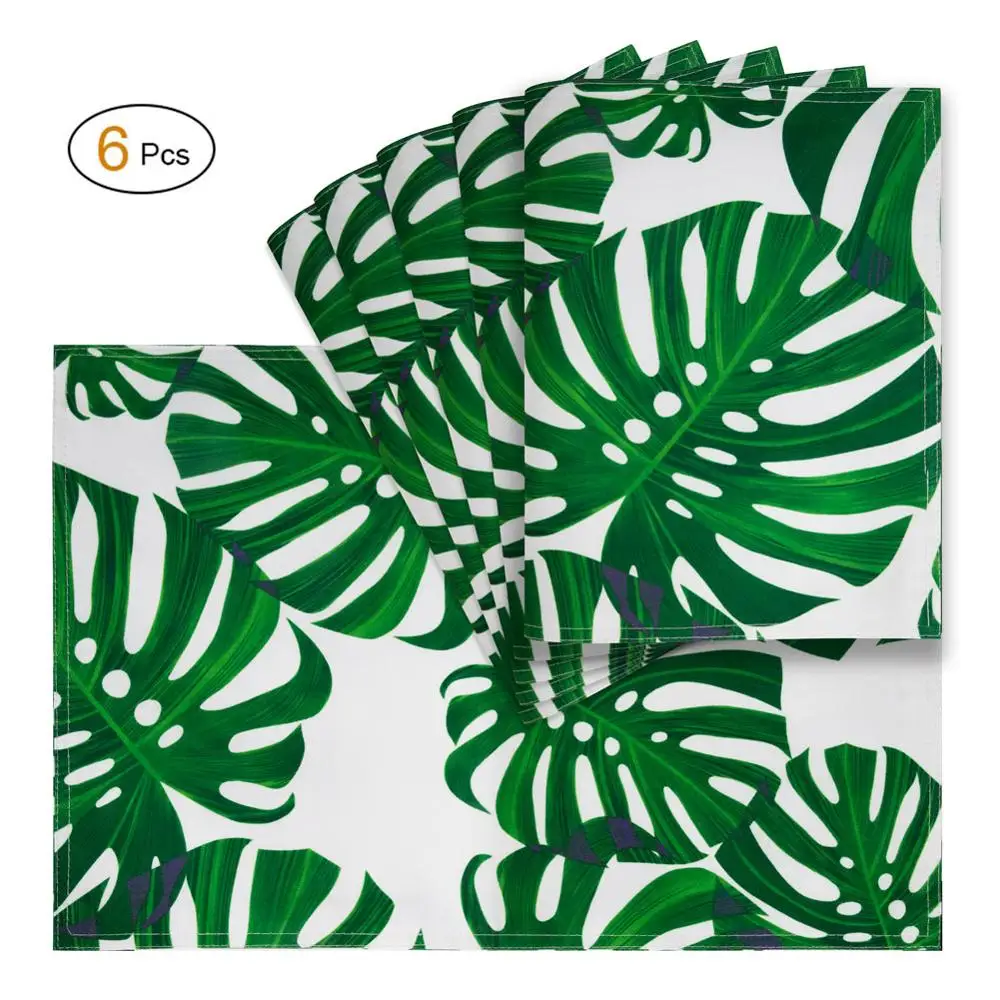 VCVCOO противопятнистые Реверсивные фотообои для обеденного стола набор ковриков