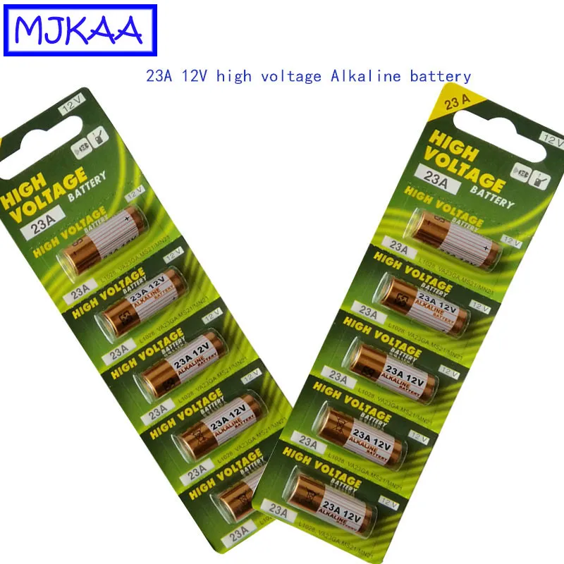 Щелочная батарея MJKAA 10 шт. 23A 12В 23A12V батареи 21/23 A23 E23A MN21 RC для пульта дистанционного