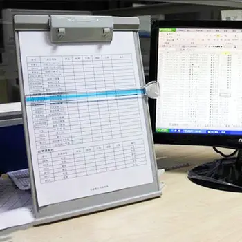 

Plastic Adjustable Computer Document Holder Book Rack Stand Reading Typing Frame