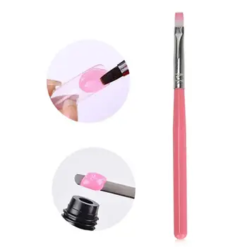 

8pcs Poly Gel Set Polygel Kit Nail Extend Builder UV Hard Cleaning Brush Manicure Gel Led Mini With Solution Thick Lamp 15m