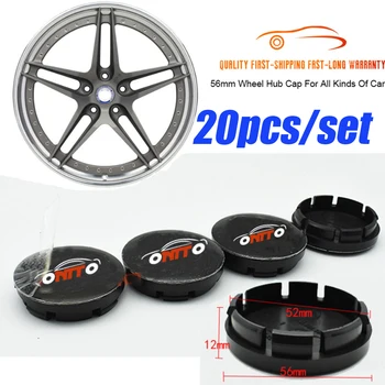 

Goods quality 20PCS 56mm 2.2" Auto Wheel Center Cap Covers Wheel Hub cap Car emblem badge cover car styling 5JA601151A