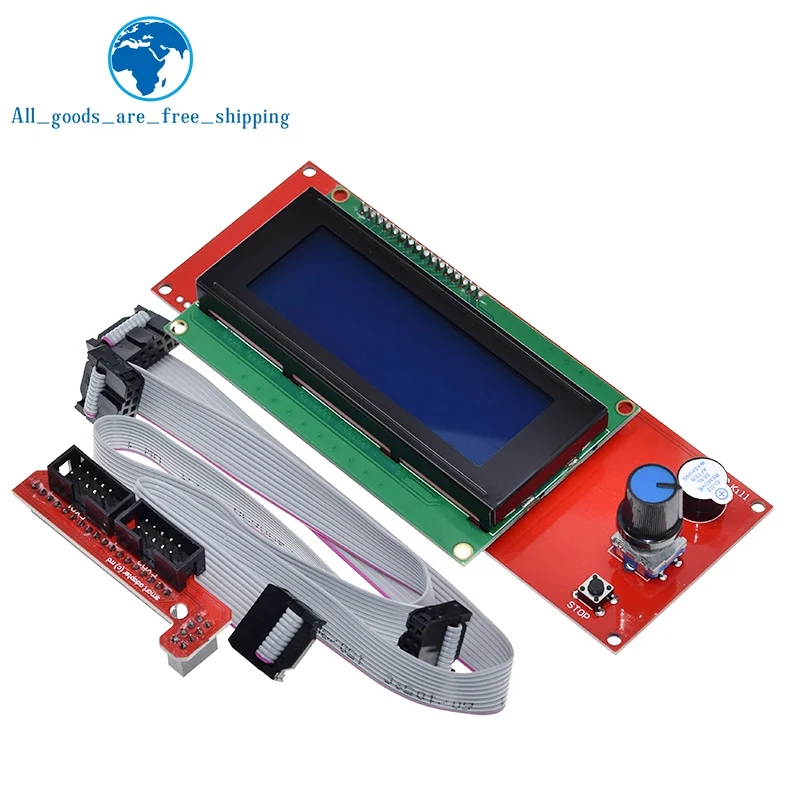 3D принтер 2004 ЖК контроллер со слотом для SD карты Ramps 1 4 дисплей Reprap