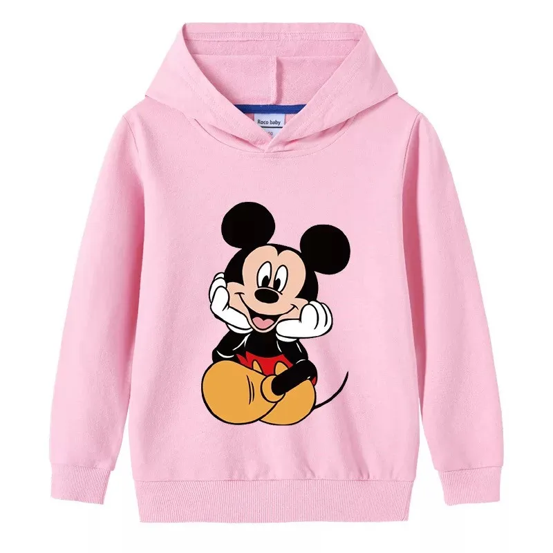 Disney с Микки Маусом для маленьких мальчиков принтом в виде мышки толстовки