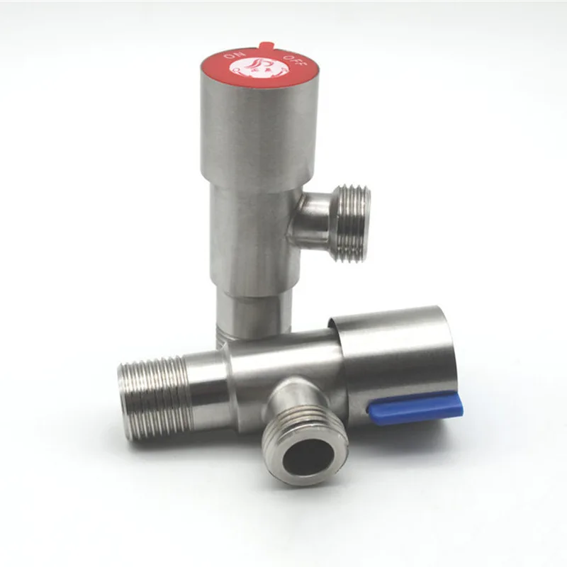 Нержавеющей стали толстый горячей и холодной воды треугольный клапан водозапорный кран комбо камера горшок под прямым углом клапан производитель