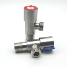 Нержавеющей стали толстый горячей и холодной воды треугольный клапан водозапорный кран комбо камера горшок под прямым углом клапан производитель