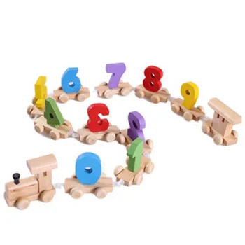 

Personalised Digital Name wooden Train Birthday New Year Christmas Gift Toys For Children