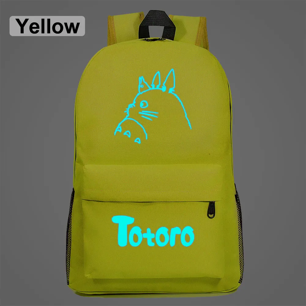 AL2501 светящийся новый аниме Милый Мой сосед Тоторо мальчик девочка школьная сумка подростковые школьные сумки женские рюкзаки мужские