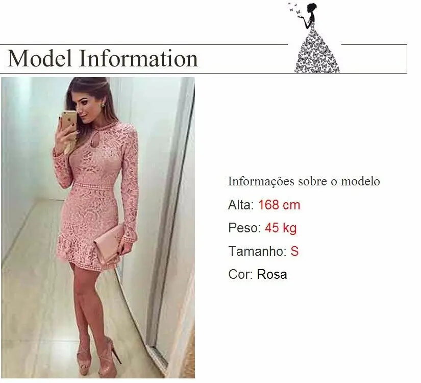 New Arrive Vestidos Women Fashion Casual Lace Dress 2019 O-Neck Sleeve Pink Evening Party Dresses Vestido de festa Brasil Trend