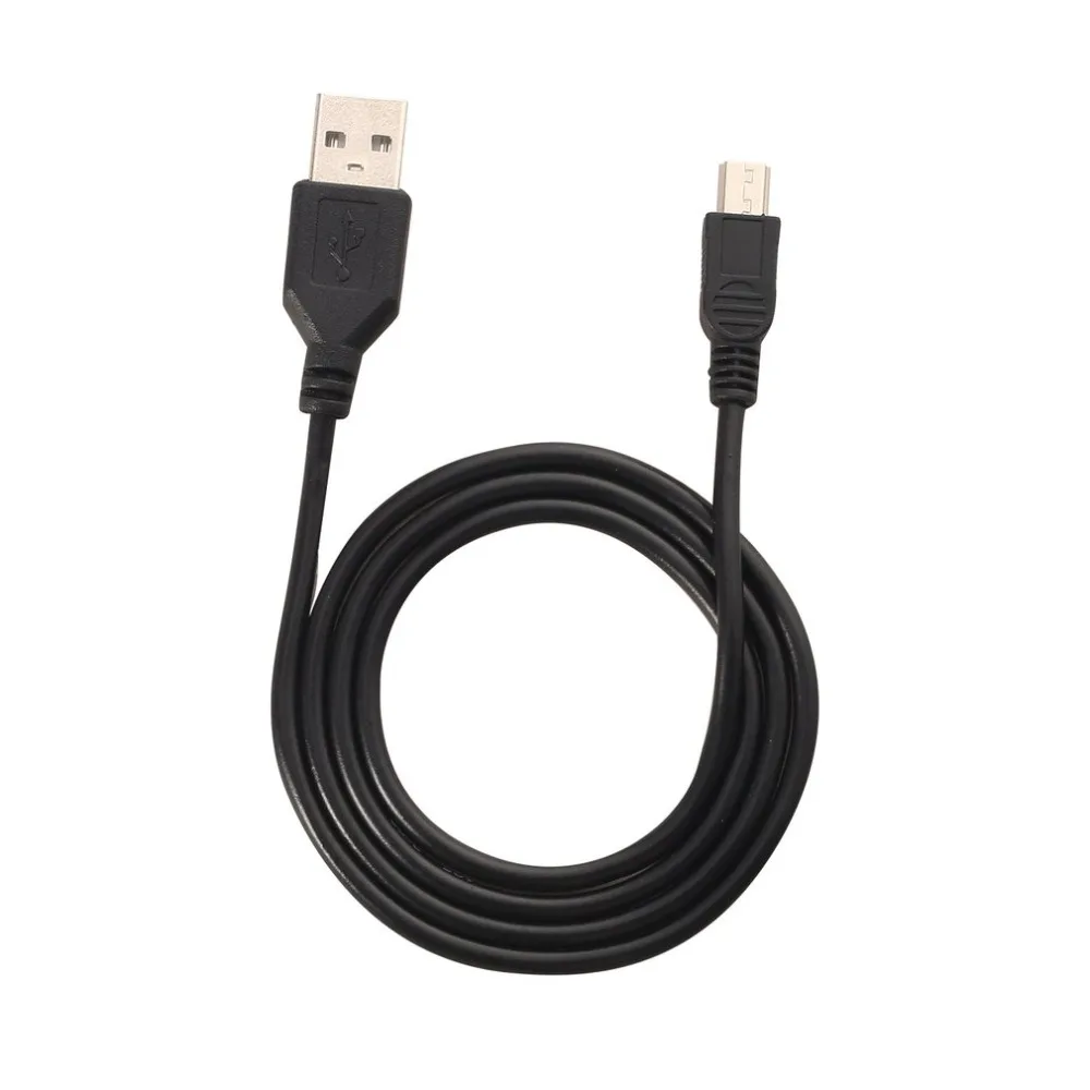 Высоко-Скорость 80 см USB 2,0 Мужской A-Mini B 5-контактный кабель для зарядки для цифровых камер с возможностью замены во время работы usb-кабель для передачи данных и Зарядное устройство кабель черный