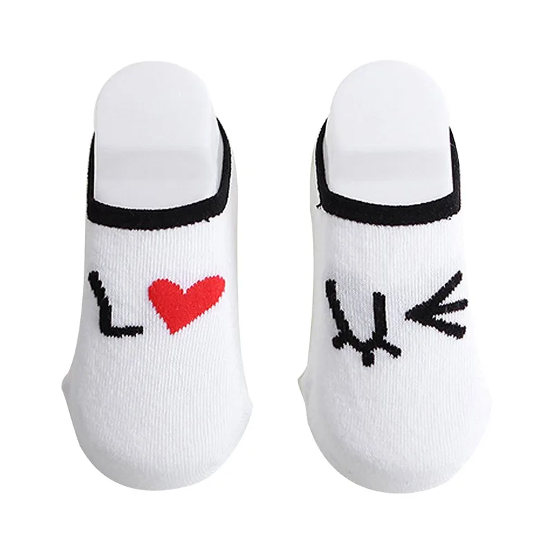 Kacakid для детей Для мальчиков и девочек, носки с забавными рисунками хлопковый для новорожденных носки для девочек белый и черный
