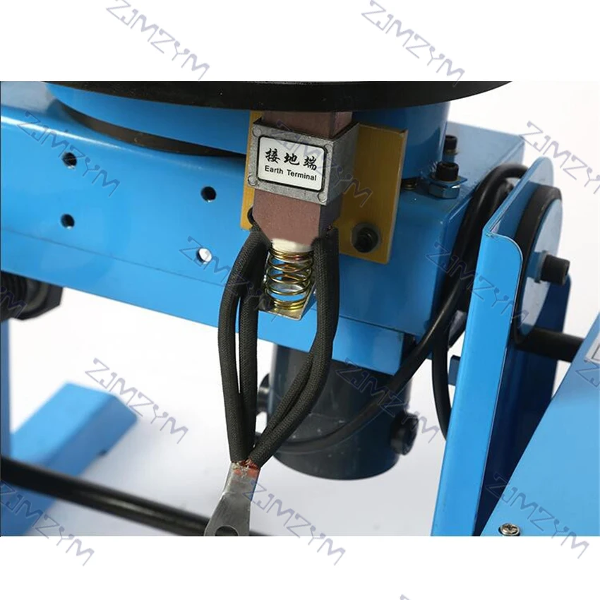HD-30 Timing Welding Positioner Automatic Rotating Worktable Chuck Welding Table Tube Welder + 200 Chuck + Pneumatic Gun Holder