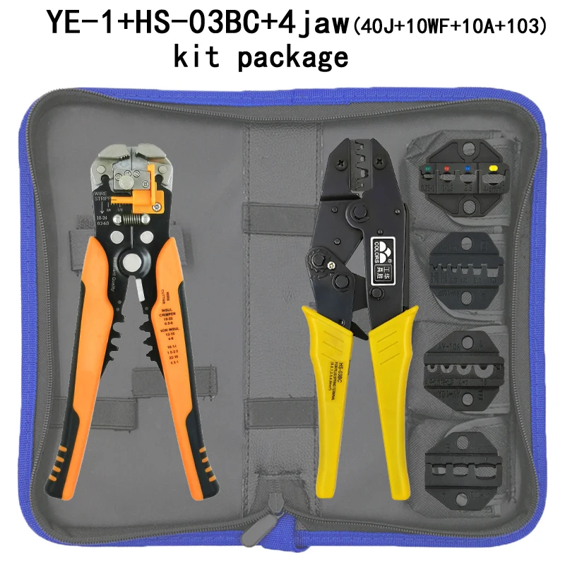 HS 03BC обжимные клещи для зачистки электрических инструментов 40J/10WF/10A/103 4 Челюсти