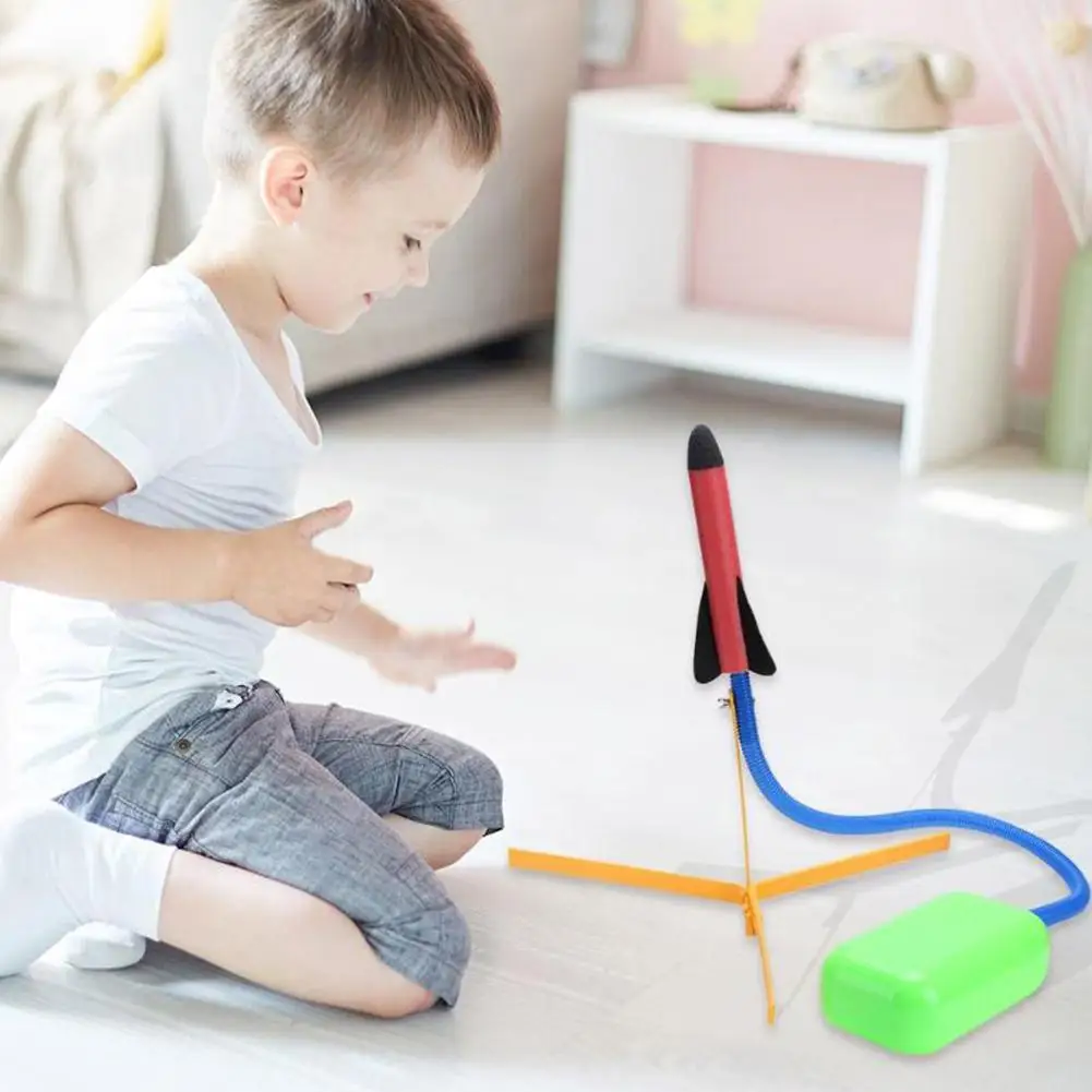 Детская лапка пластиковая ракета пусковая установка давление воздуха наружное