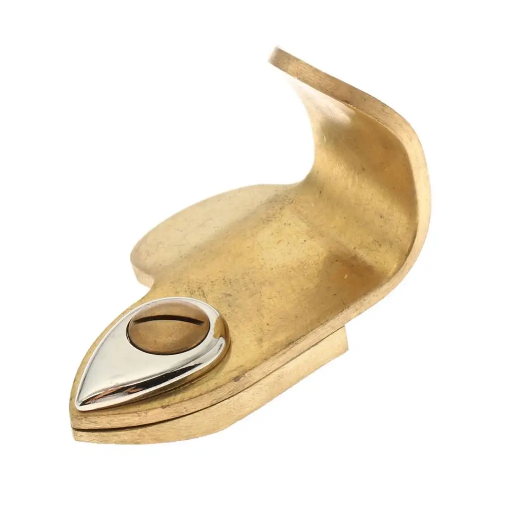Brass Saxophone Thumb Rest, Gold, Professional Alto Tenor Saxophone Wind Instruments Accessories