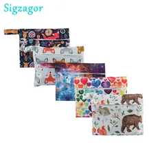 [Sigзагор] 1 маленькая влажная сумка многоразового использования для мамы, тканевая гигиеническая прокладка для менструации и беременности, нагрудник для тампона