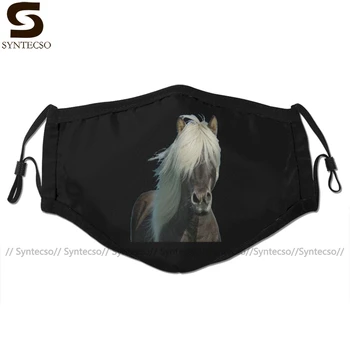 

Icelandic Horse Mouth Face Mask Icelandic Horse Facial Mask Funny Kawai with 2 Filters for Adult