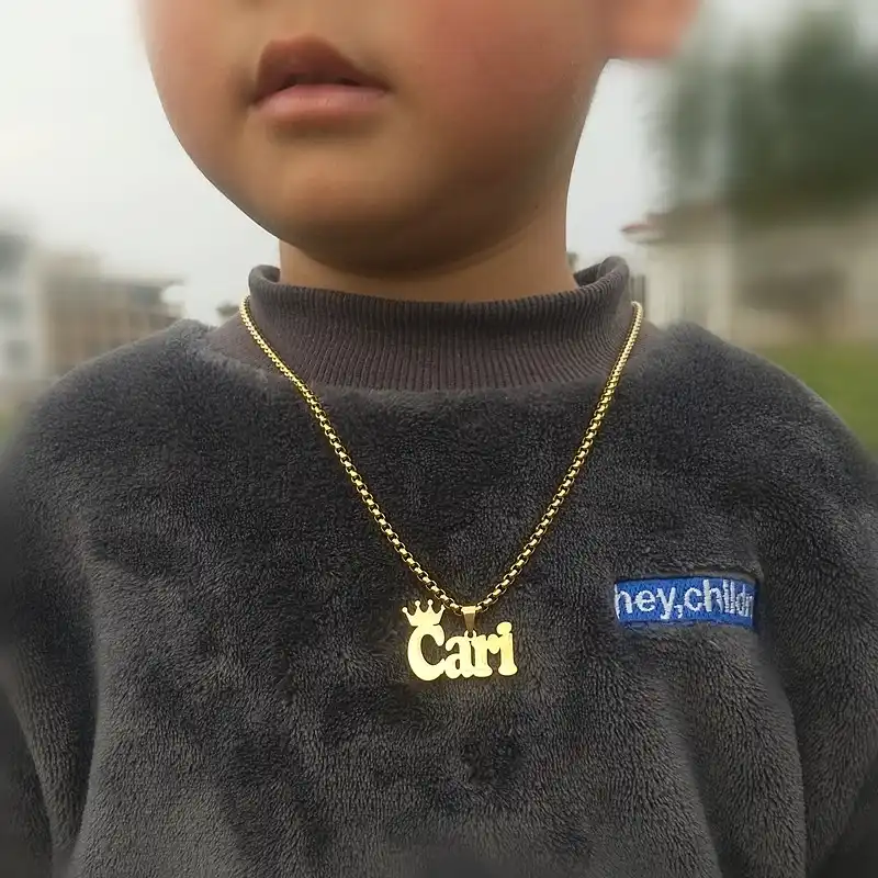 personalized child name necklace