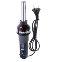 Штепсельная Вилка европейского стандарта, 450 Вт 450 градусов регулируемый электронный тепловой инструмент горячего воздуха 8018 ЖК-паяльная станция