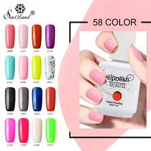 Saviland 15 мл гель лак для ногтей цветной лак строительный лак стойкий 58 цветов верхнее Базовое покрытие грунтовка клей для ногтей