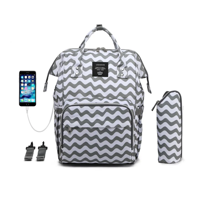 Diaper Bag Multifunction Travel BackPack USB Waterproof Nursing Bag Maternity Stroller Bag Large Capacity Baby Nappy Backpack Diaper Bag Multifunction Travel BackPack USB Waterproof Nursing Bag Maternity Stroller Bag Large Capacity Baby Nappy Backpack