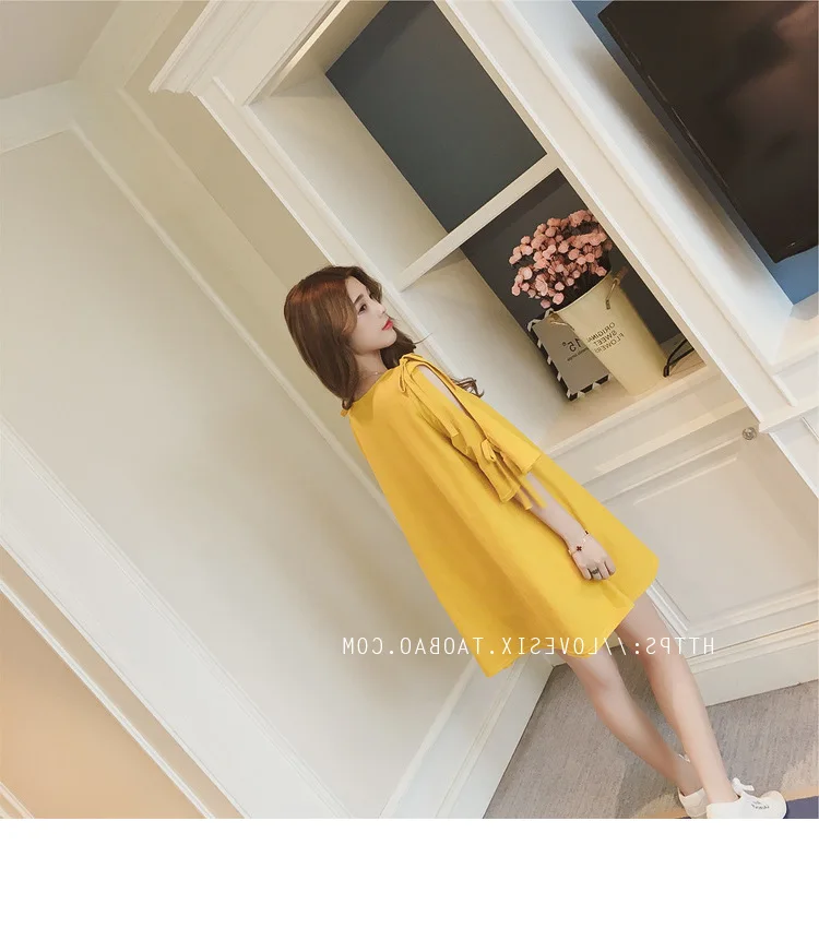 Summer Sexy off-Shoulder Nightgown Women's New Style Short Sleeve Short Skirt Lettered Pajamas Women's Summer-Outer Wear Tracksu