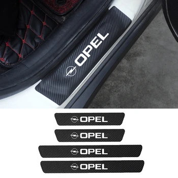 

For opel Astra G H J K F Corsa D C B E Vectra C Omega B Frontera Vivaro grandland x Combo Adam Car Door Sill Sticker Accessories