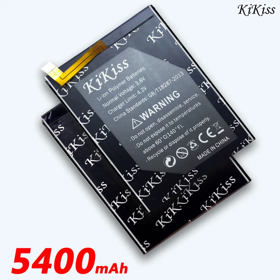 KiKiss Endurable 5400mAh запасная батарея для мобильного телефона Li3834T43P6h8867 для UMI SUPER/для UMI Max батареи
