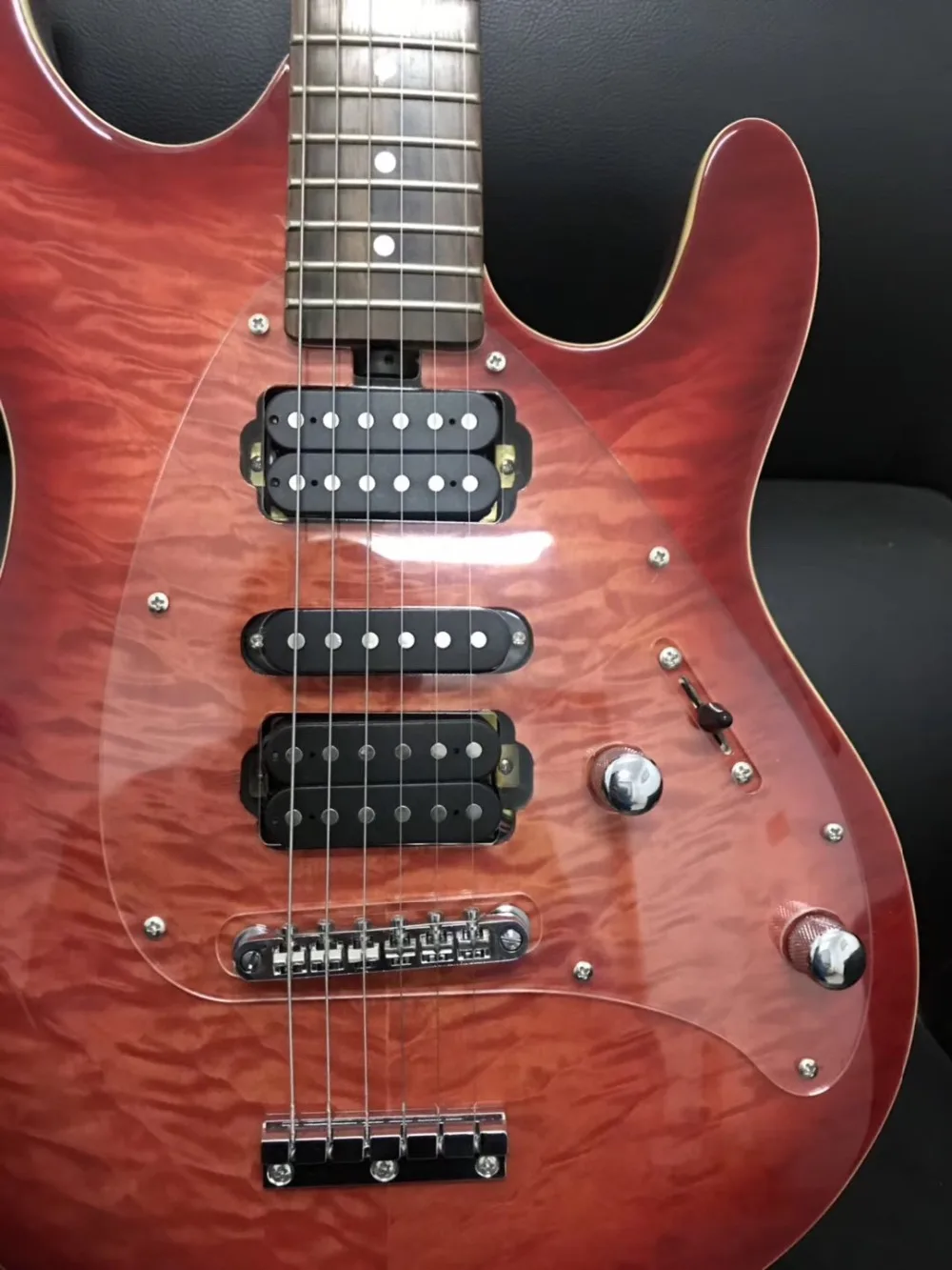 Новинка+ фабрика+ красный Steve Morse signature music man SM-Y2D электрогитара ernie ball music man Y2D гитара