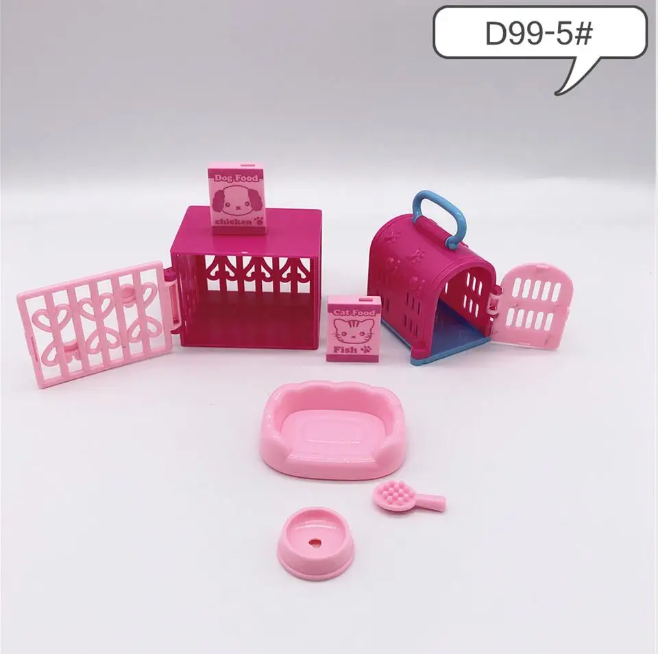 Новейшая мода аксессуары для Барби детская кроватка+ туалет+ Спальня+ парк развлечений Пластиковые Детские интерактивные игрушки/ - Цвет: Зеленый