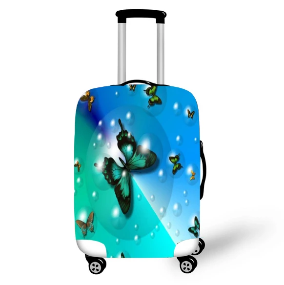 MALPLENA Butterflies Pattern Luggage Protector Suitcase Cover 