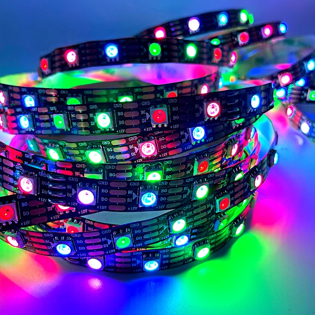 インテリジェントLEDストリップライト,dc12v ws2815 5050 rgb 5m インテリジェントLEDストリップライト,dc12v ws2815 5050 rgb 5m
