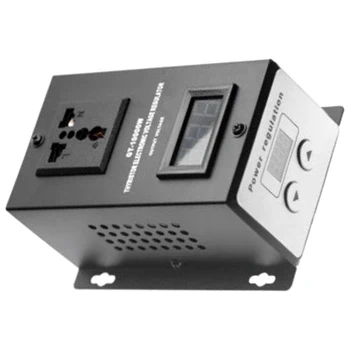 

AC 220V 10000W SCR Electronic Voltage Regulator Temperature Speed Fan Motor Adjust Controller