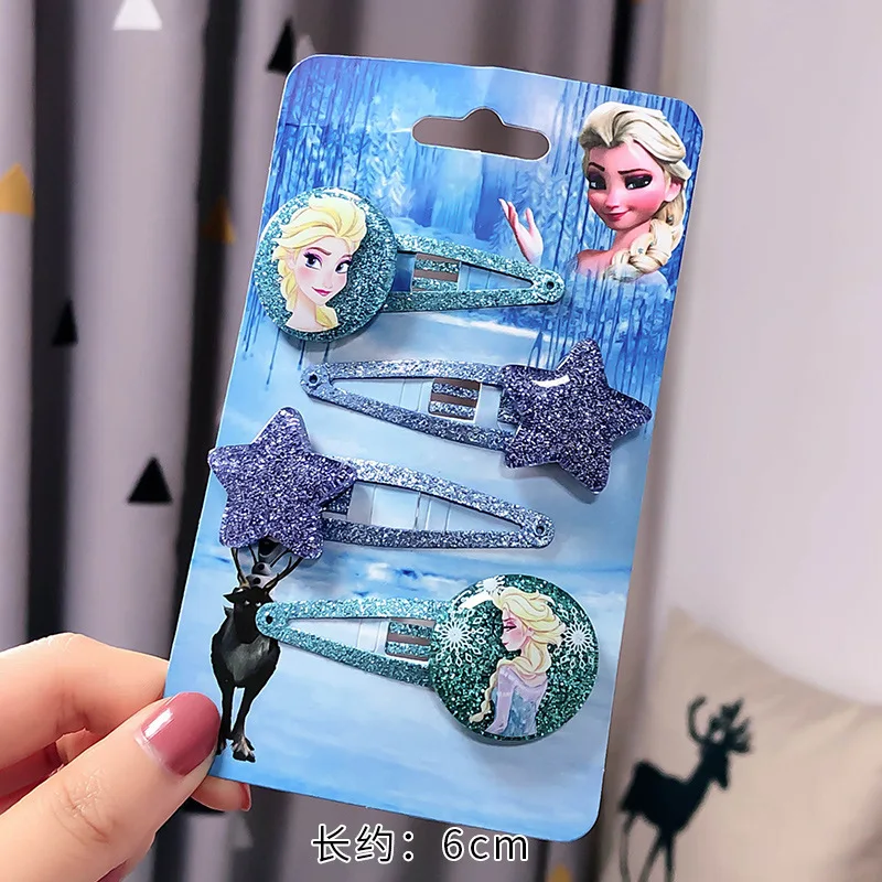 Frozen2 заколка для волос Принцесса Аиша головной убор бант девушки ювелирные