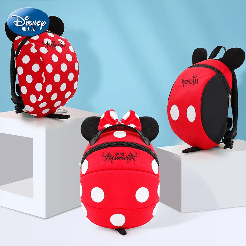 

Disney kindergarten school bag baby 1-2 years old cartoon cute girl Minnie 3 Mickey small backpack